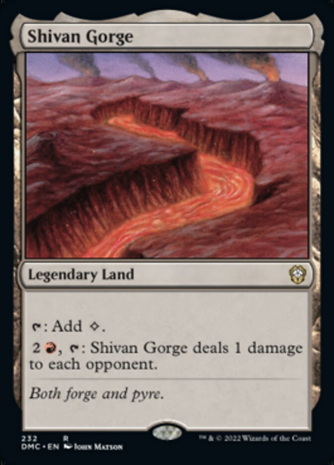 Shivan Gorge [Dominaria United Commander] | Good Games Adelaide SA