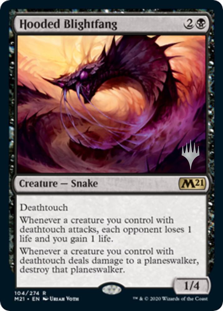 Hooded Blightfang 104 (Promo Pack: Core Set 2021)  | Good Games Adelaide SA