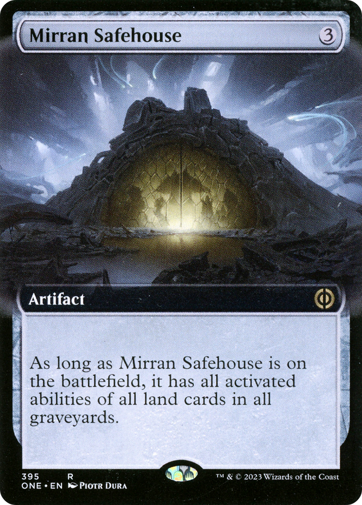 Mirran Safehouse (Extended Art) [Phyrexia: All Will Be One] | Good Games Adelaide SA