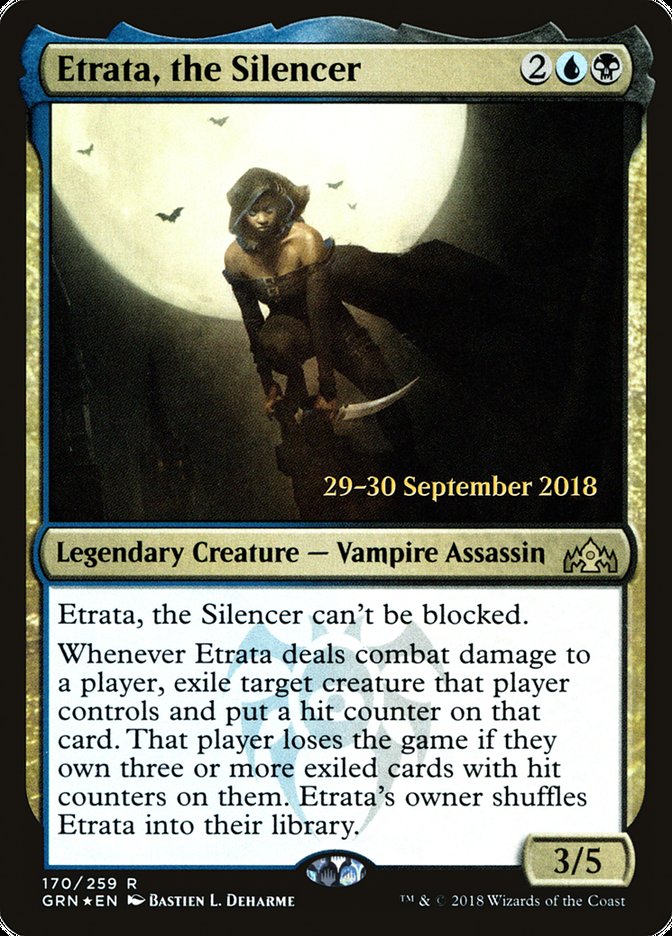Etrata, the Silencer [Guilds of Ravnica Promos] | Good Games Adelaide SA