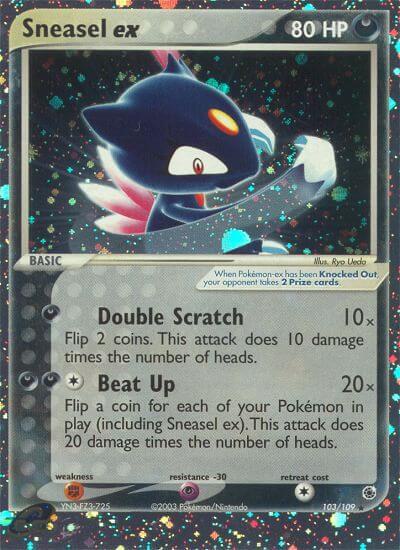 Sneasel ex 103/109 (Ruby and Sapphire)  - Holofoil | Good Games Adelaide SA