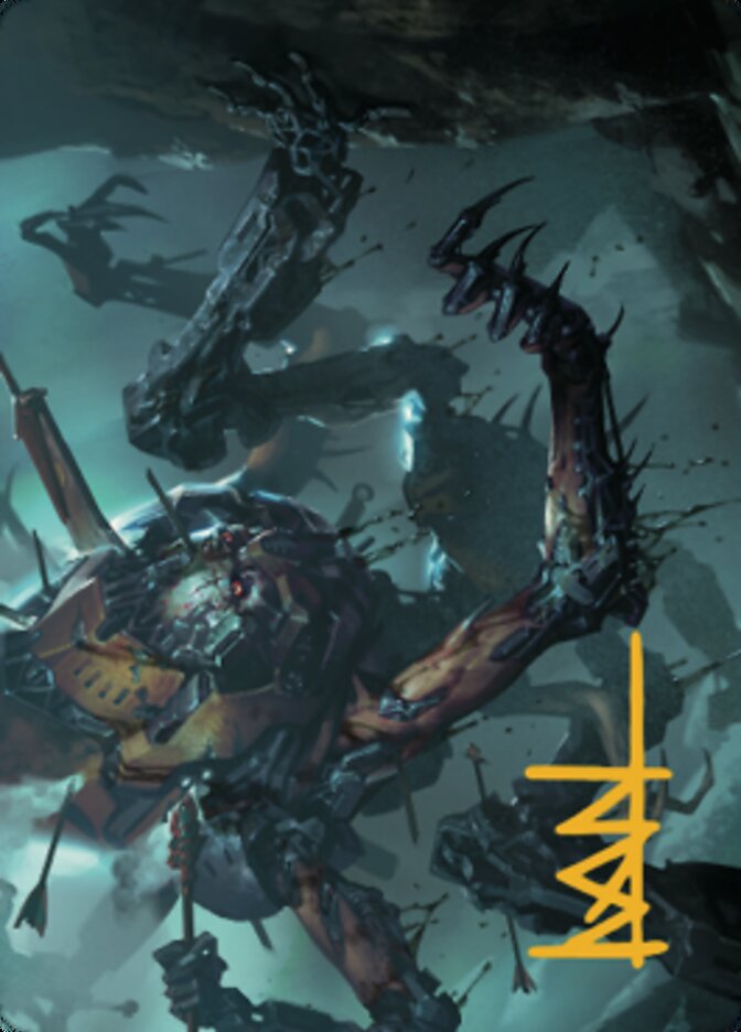 Scrapwork Rager Art Card (Gold-Stamped Signature) [The Brothers' War Art Series] | Good Games Adelaide SA