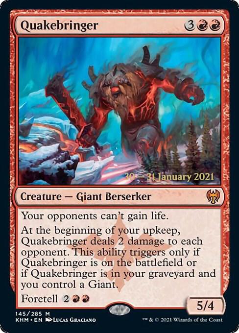 Quakebringer 145 (Prerelease Cards)  - Foil | Good Games Adelaide SA