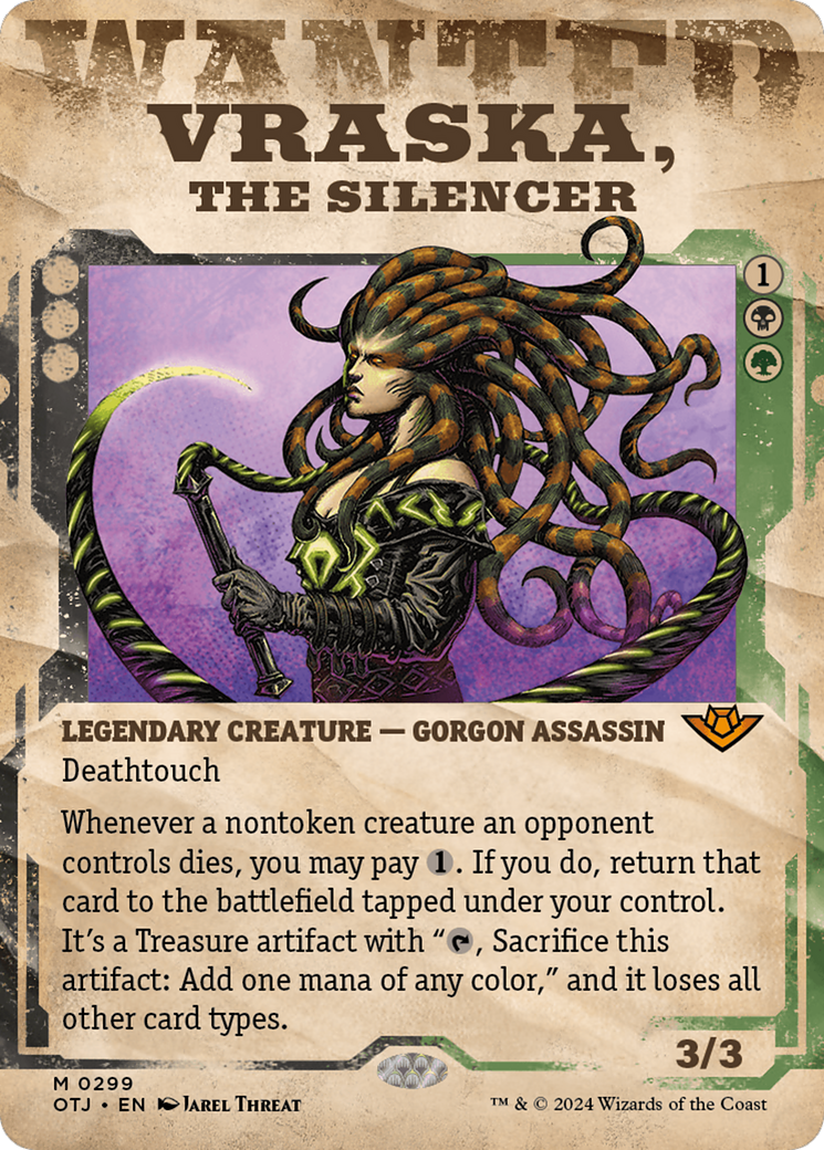 Vraska, the Silencer (Showcase) [Outlaws of Thunder Junction] | Good Games Adelaide SA