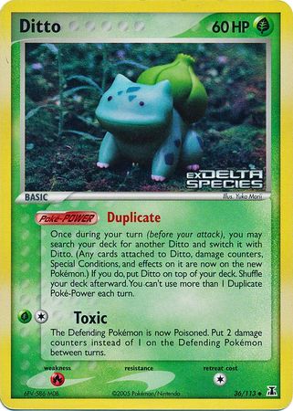 Ditto (36/113) (Stamped) [EX: Delta Species] | Good Games Adelaide SA