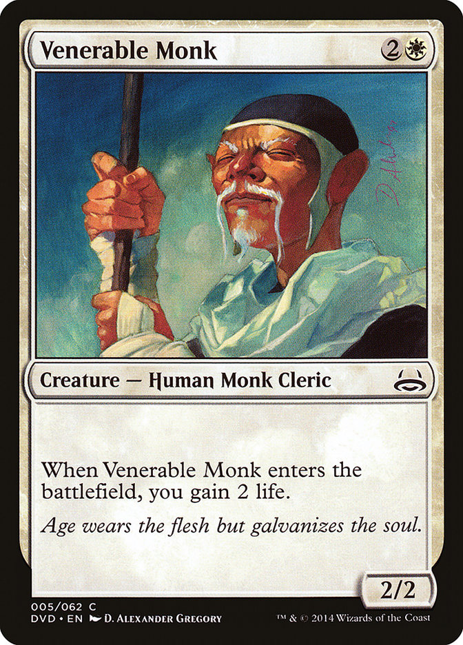Venerable Monk (Divine vs. Demonic) [Duel Decks Anthology] | Good Games Adelaide SA