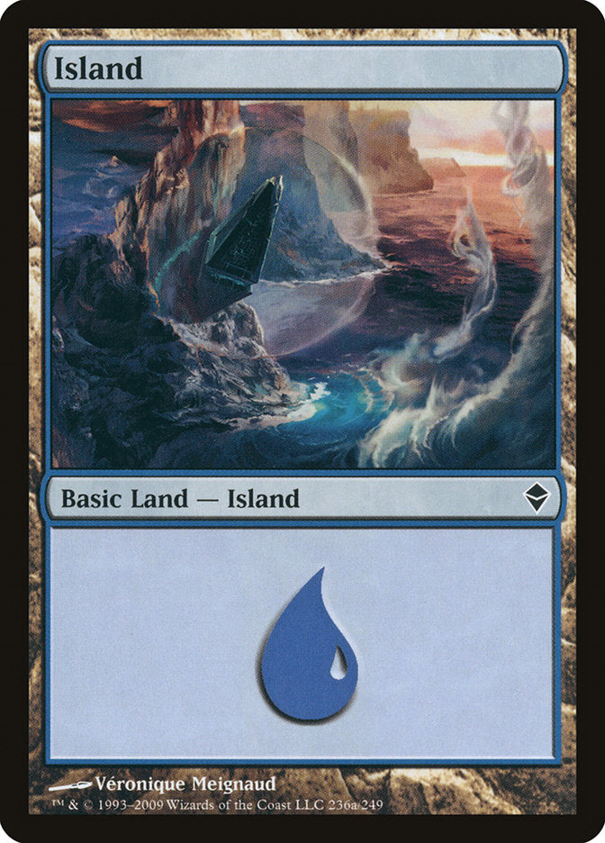 Island (236a) [Zendikar] | Good Games Adelaide SA