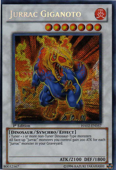 Jurrac Giganoto [HA02-EN057] Secret Rare | Good Games Adelaide SA