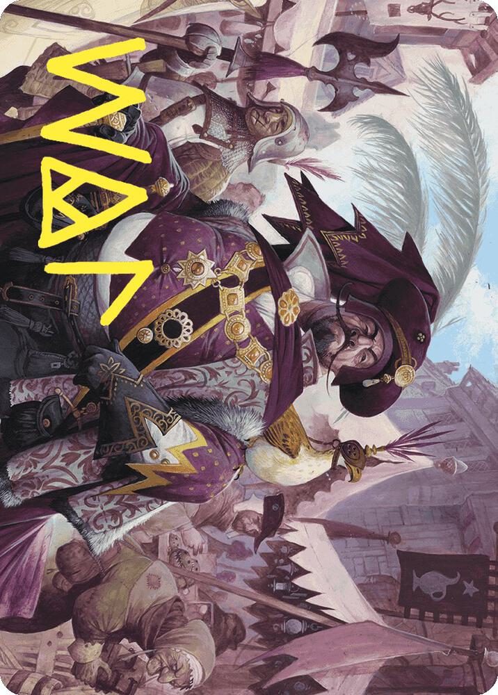 Discerning Financier Art Card Gold Stamped Signature 2 (Art Series: Wilds of Eldraine)  | Good Games Adelaide SA
