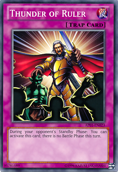 Thunder of Ruler [AP01-EN023] Common | Good Games Adelaide SA