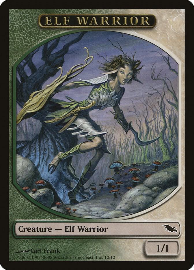 Elf Warrior Token 12 (Shadowmoor)  | Good Games Adelaide SA