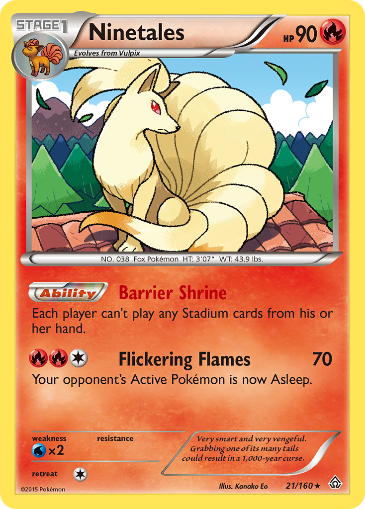 Ninetales (21/160) [XY: Primal Clash] | Good Games Adelaide SA