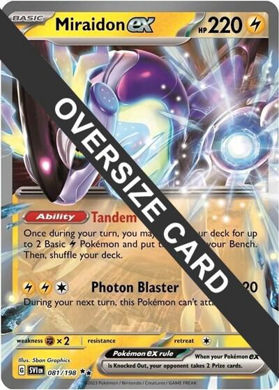 Miraidon ex 081/198 (Jumbo Cards)  - Holofoil | Good Games Adelaide SA