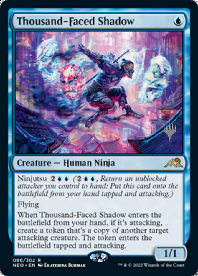 Thousand-Faced Shadow (Promo Pack) [Kamigawa: Neon Dynasty Promos] | Good Games Adelaide SA