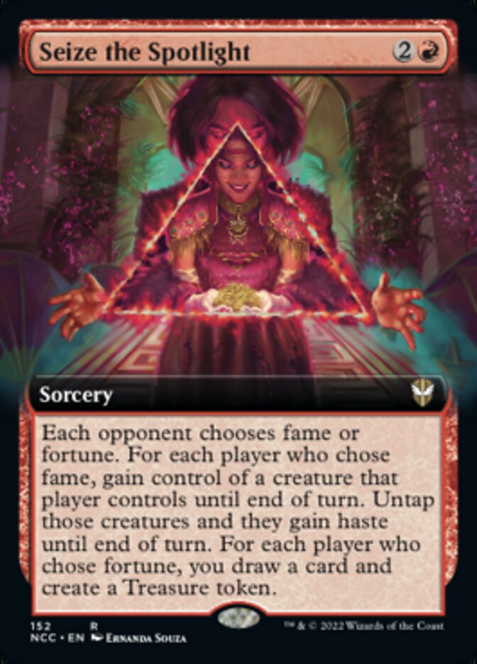 Seize the Spotlight (Extended Art) [Streets of New Capenna Commander] | Good Games Adelaide SA