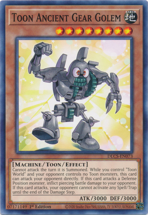 Toon Ancient Gear Golem [DLCS-EN073] Common | Good Games Adelaide SA