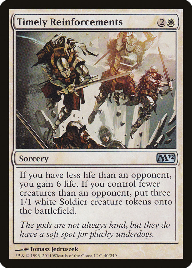 Timely Reinforcements 40 (Magic 2012 (M12))  - Foil | Good Games Adelaide SA