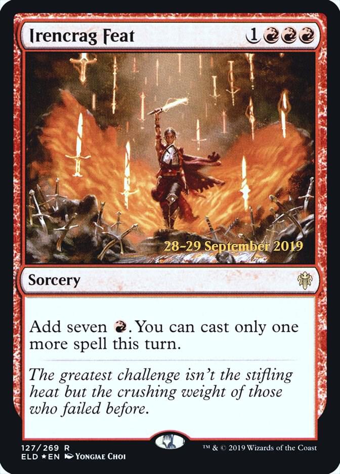 Irencrag Feat 127 (Prerelease Cards)  - Foil | Good Games Adelaide SA