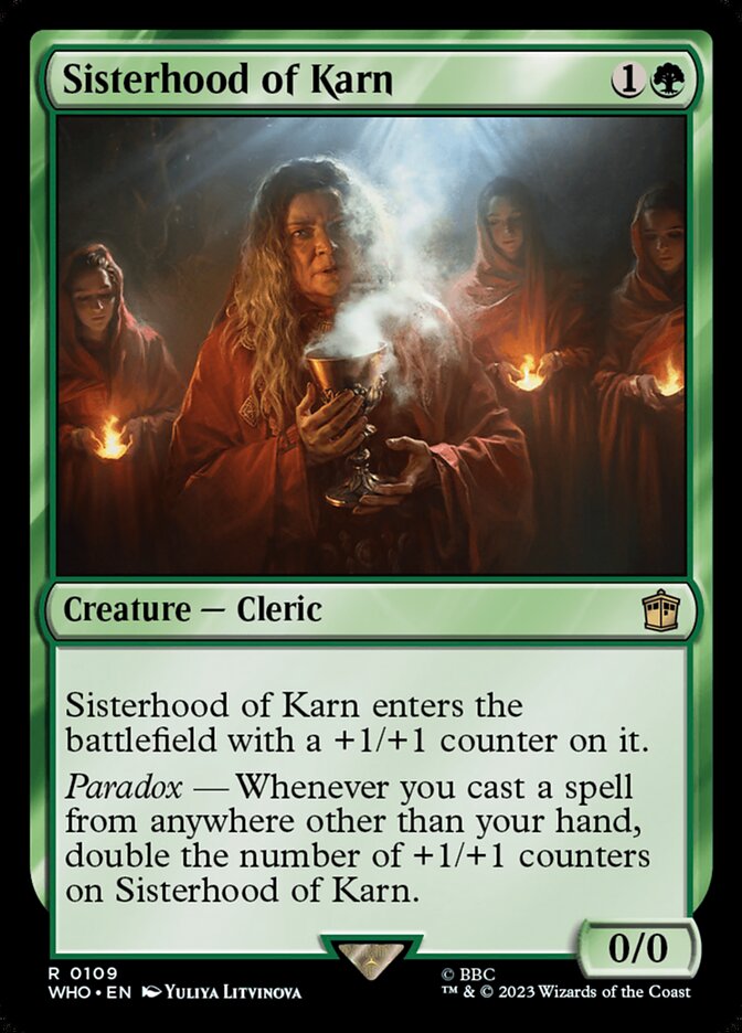 Sisterhood of Karn 109 (Universes Beyond: Doctor Who)  - Foil | Good Games Adelaide SA