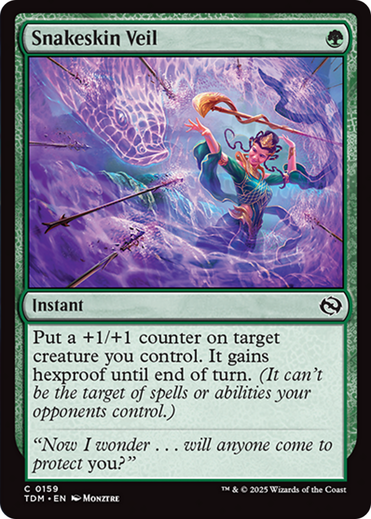 Snakeskin Veil [Tarkir: Dragonstorm] | Good Games Adelaide SA