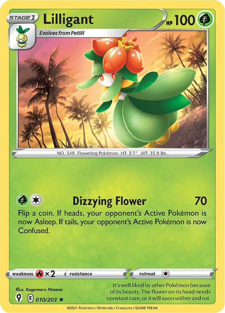 Lilligant (010/203) [Sword & Shield: Evolving Skies] | Good Games Adelaide SA