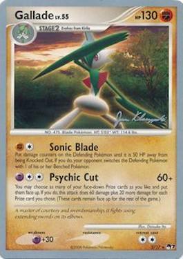 Gallade LV.55 (2/17) (Psychic Lock - Jason Klaczynski) [World Championships 2008] | Good Games Adelaide SA