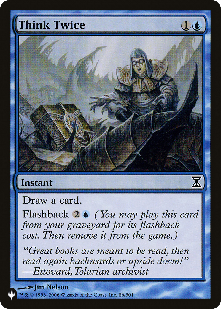 Think Twice [The List Reprints] | Good Games Adelaide SA