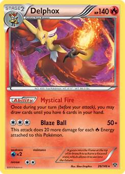 Delphox 26 146 XY Base Set 026/146 (Deck Exclusives)  | Good Games Adelaide SA