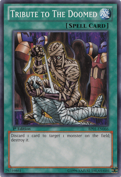Tribute to the Doomed [BP01-EN066] Common | Good Games Adelaide SA