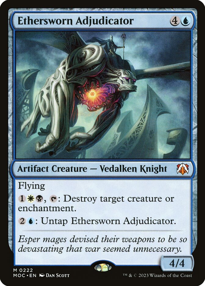 Ethersworn Adjudicator 222 (Commander: March of the Machine)  | Good Games Adelaide SA
