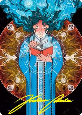 Memory Lapse Art Card Gold Stamped Signature 66 (Art Series: Strixhaven)  | Good Games Adelaide SA