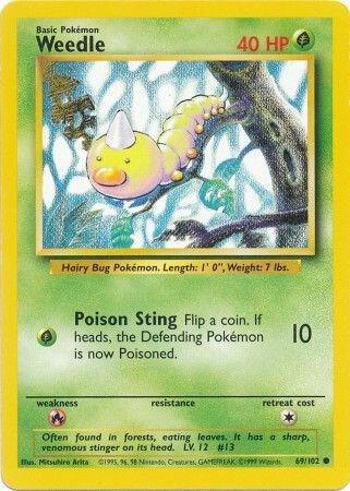 Weedle 069/102 (Base Set)  | Good Games Adelaide SA