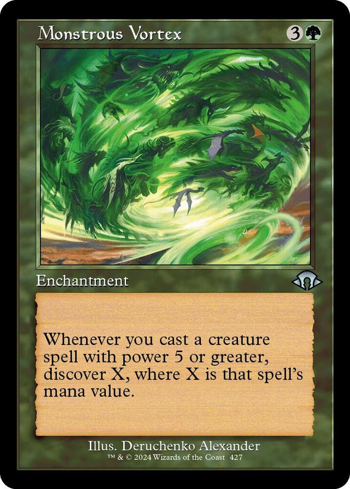Monstrous Vortex 427/319 (Modern Horizons 3)  - Retro Foil | Good Games Adelaide SA
