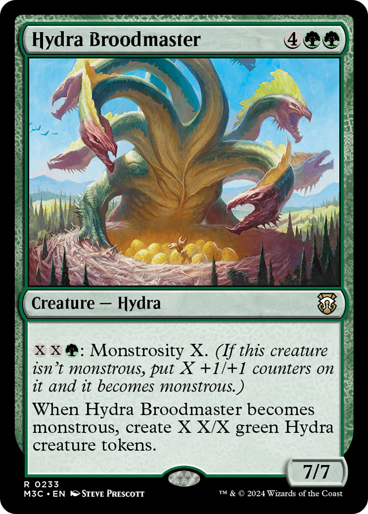Hydra Broodmaster (Ripple Foil) [Modern Horizons 3 Commander] | Good Games Adelaide SA