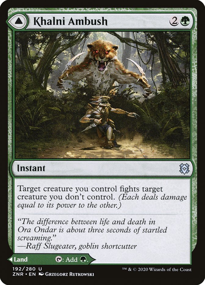 Khalni Ambush // Khalni Territory 192 (Zendikar Rising)  | Good Games Adelaide SA