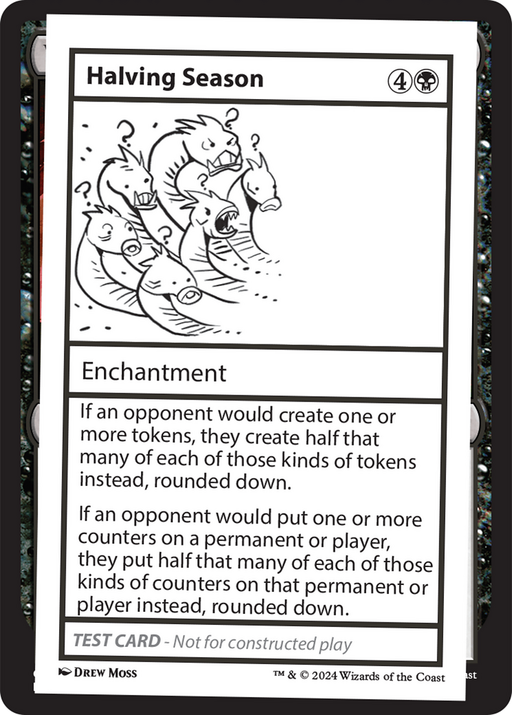 Halving Season [Mystery Booster 2 Playtest Cards] | Good Games Adelaide SA