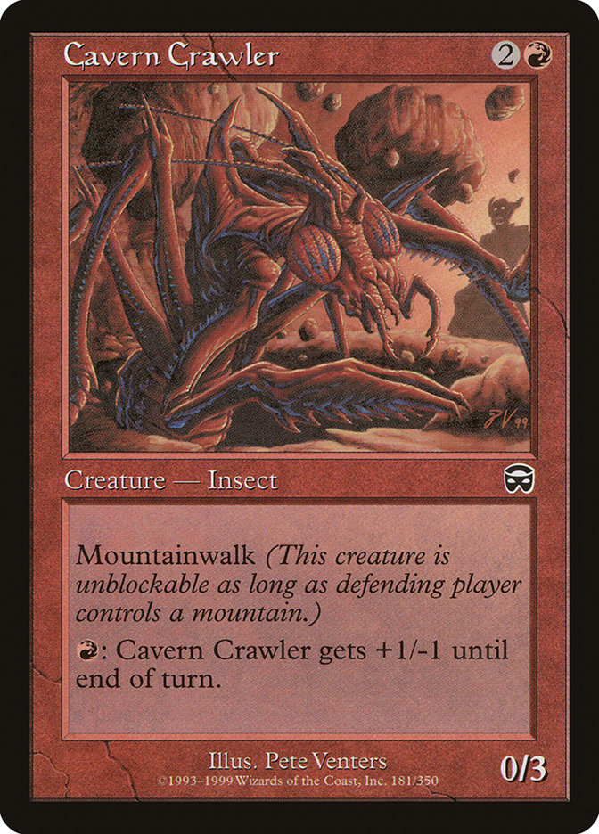Cavern Crawler 181 (Mercadian Masques)  - Foil | Good Games Adelaide SA