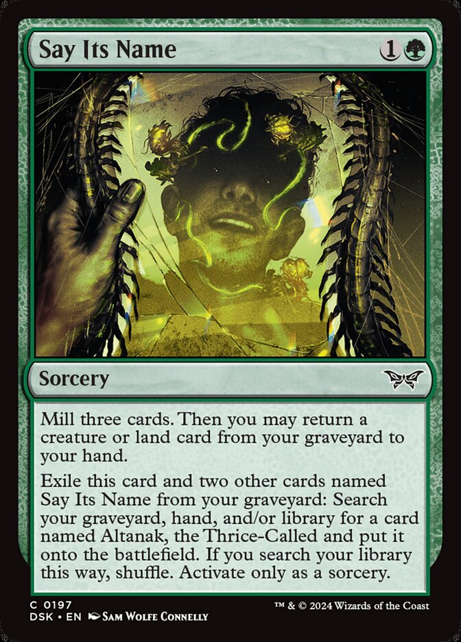 Say Its Name 197 (Duskmourn: House of Horror)  - Foil | Good Games Adelaide SA