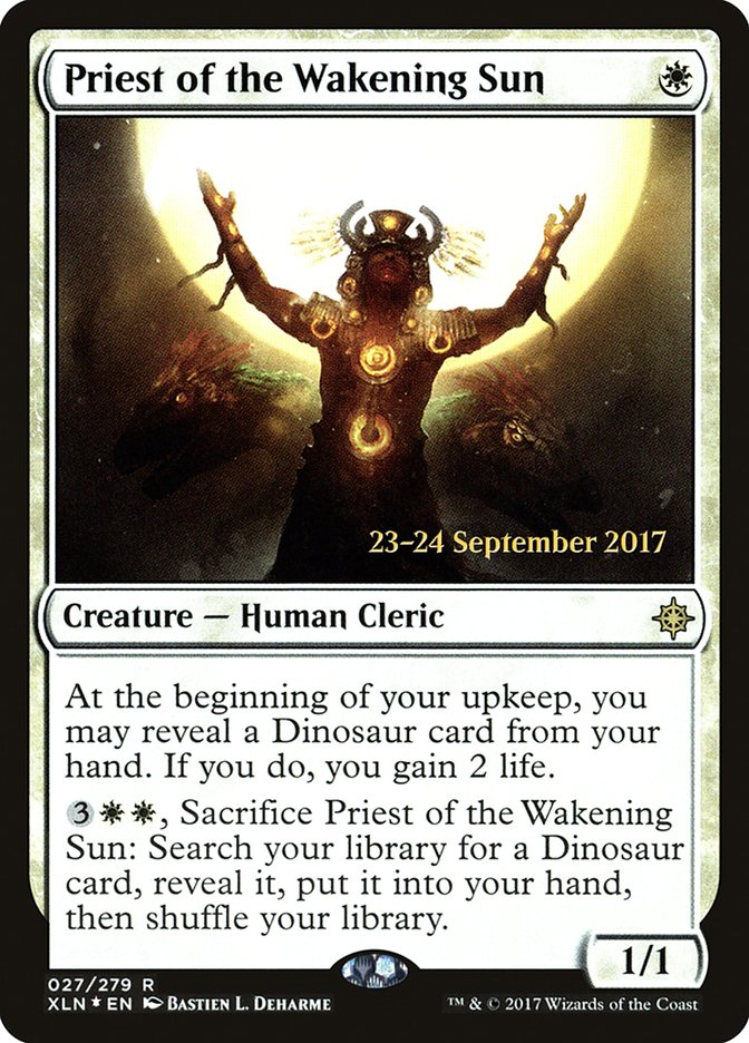 Priest of the Wakening Sun [Ixalan Promos] | Good Games Adelaide SA