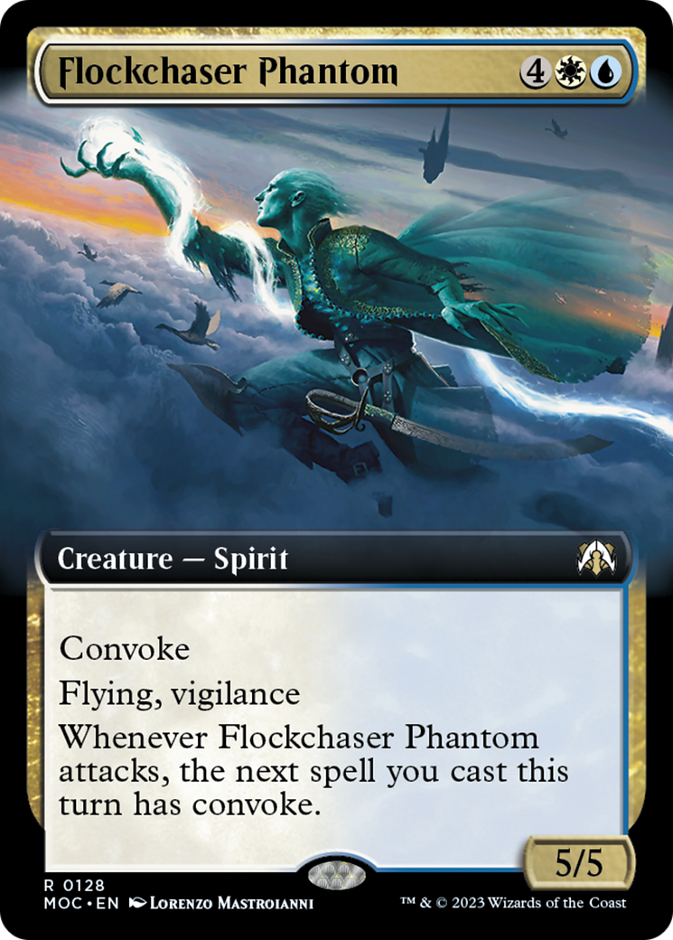 Flockchaser Phantom (Extended Art) [March of the Machine Commander] | Good Games Adelaide SA