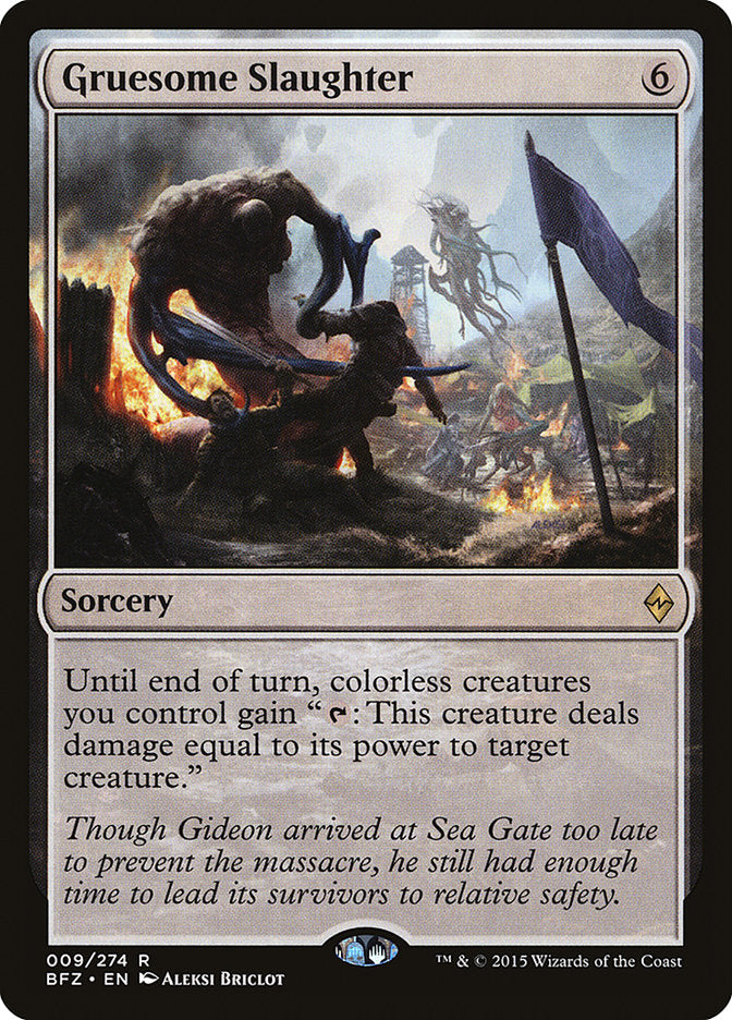 Gruesome Slaughter [Battle for Zendikar] | Good Games Adelaide SA