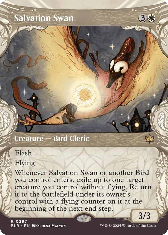 Salvation Swan 297 (Bloomburrow)  - Showcase Foil | Good Games Adelaide SA