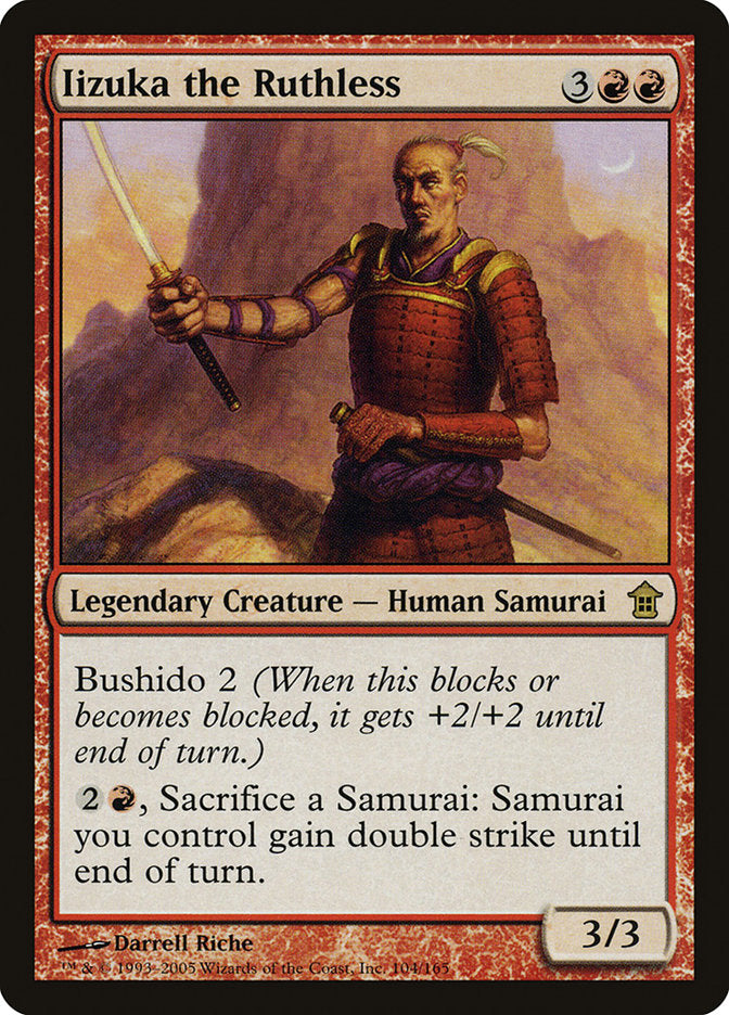Iizuka the Ruthless 104 (Saviors of Kamigawa)  - Foil | Good Games Adelaide SA