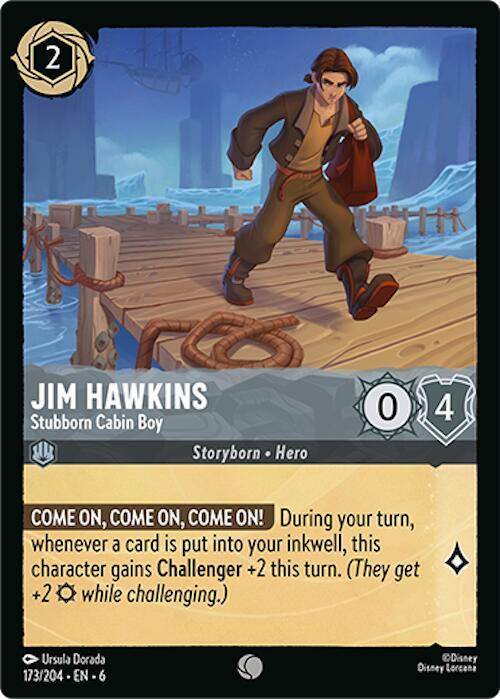 Jim Hawkins Stubborn Cabin Boy 173/204 (Azurite Sea)  | Good Games Adelaide SA