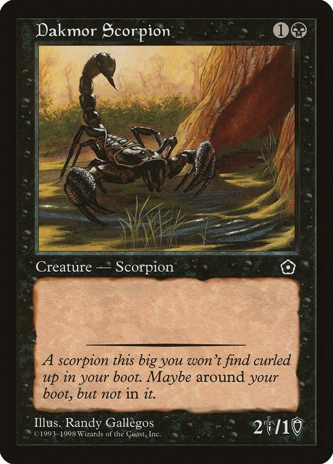 Dakmor Scorpion  (Portal Second Age)  | Good Games Adelaide SA