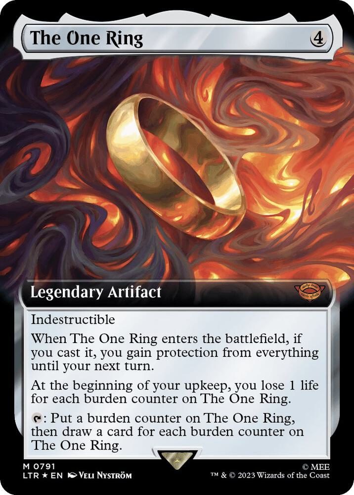 The One Ring 791 (Universes Beyond: The Lord of the Rings: Tales of Middle-earth)  - Extended Art Surge Foil | Good Games Adelaide SA