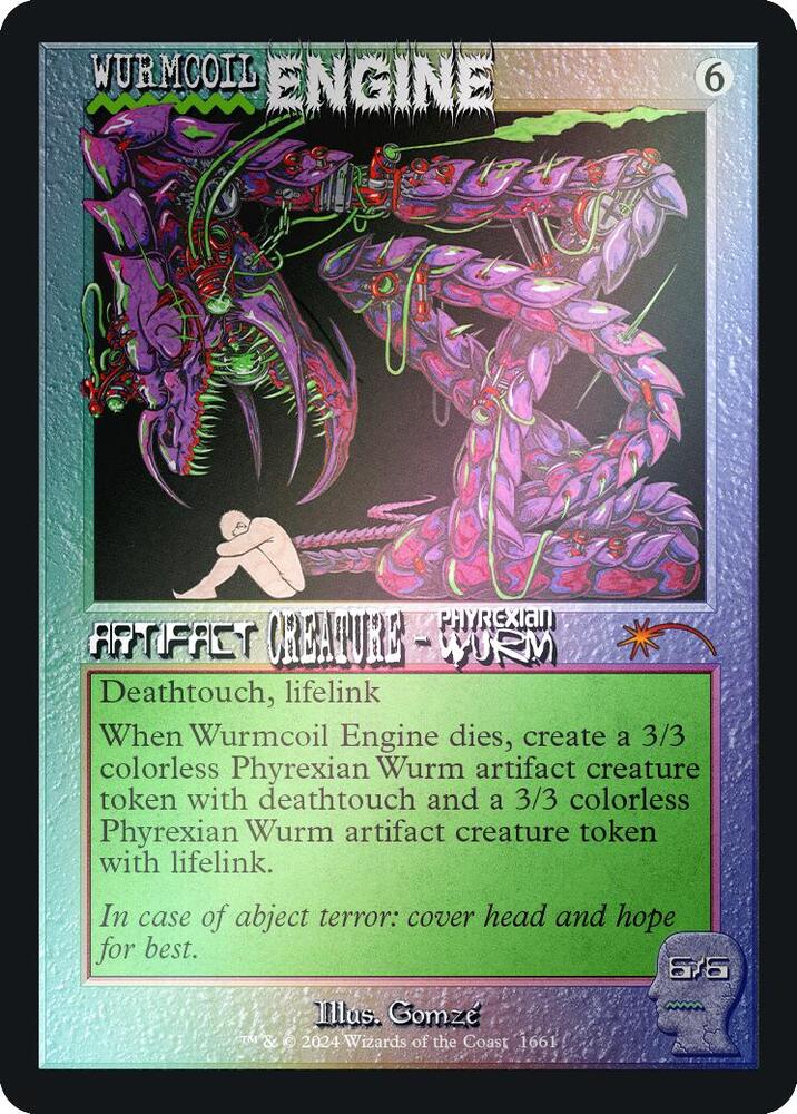 Wurmcoil Engine Rainbow Foil 1661 (Secret Lair Drop Series)  - Foil | Good Games Adelaide SA