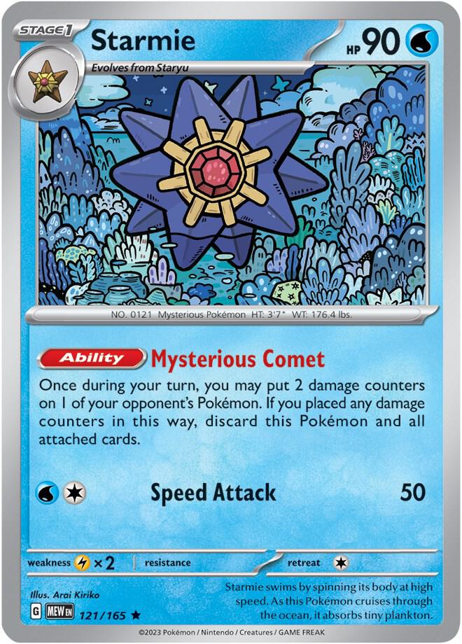 Starmie 121/165 (SV: Scarlet & Violet 151)  - Holofoil | Good Games Adelaide SA