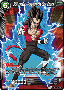 SS4 Vegeta, Thwarting the Dark Empire (Rare) [BT13-130] | Good Games Adelaide SA