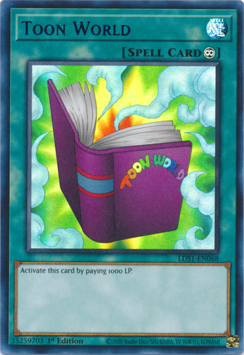 Toon World (Blue) [LDS1-EN068] Ultra Rare | Good Games Adelaide SA